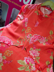 Trending Cotton Saffron Exotic Co-ord set