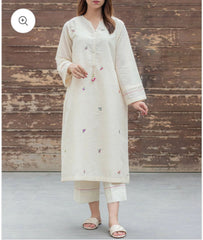 Women White Cotton Lining Co-Ord set set