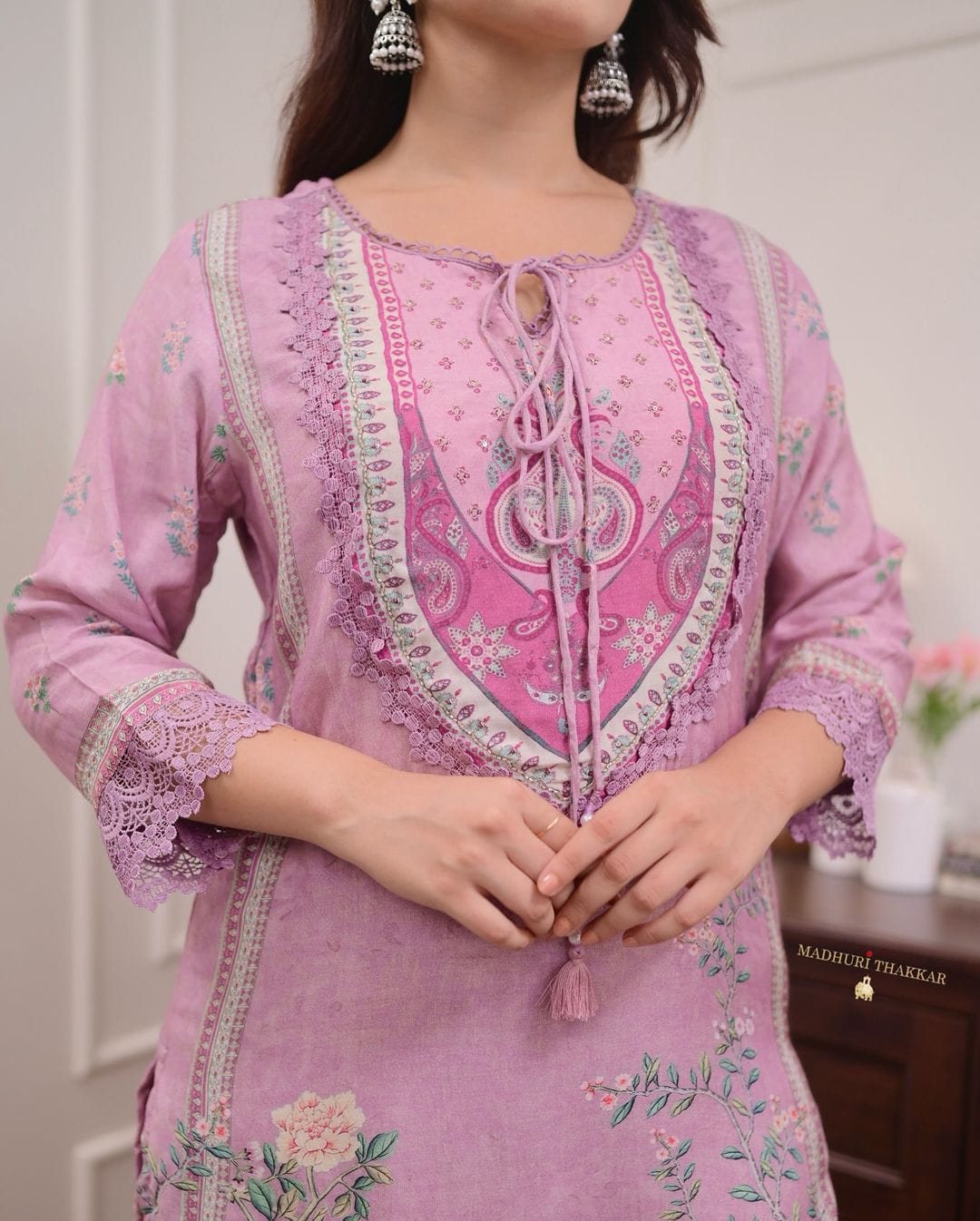 Women Pink Pakistani Dupatta set