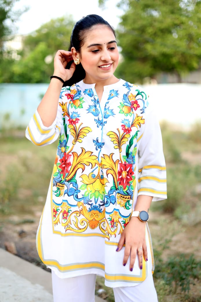 Women Multicolor Lilan Cotton Co-Ord set