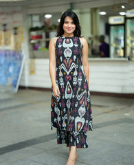 Women Purple teal Cotton Co-Ord set