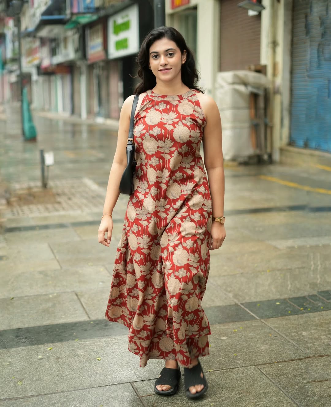 Women Red Cotton Womanhood Co-Ord set